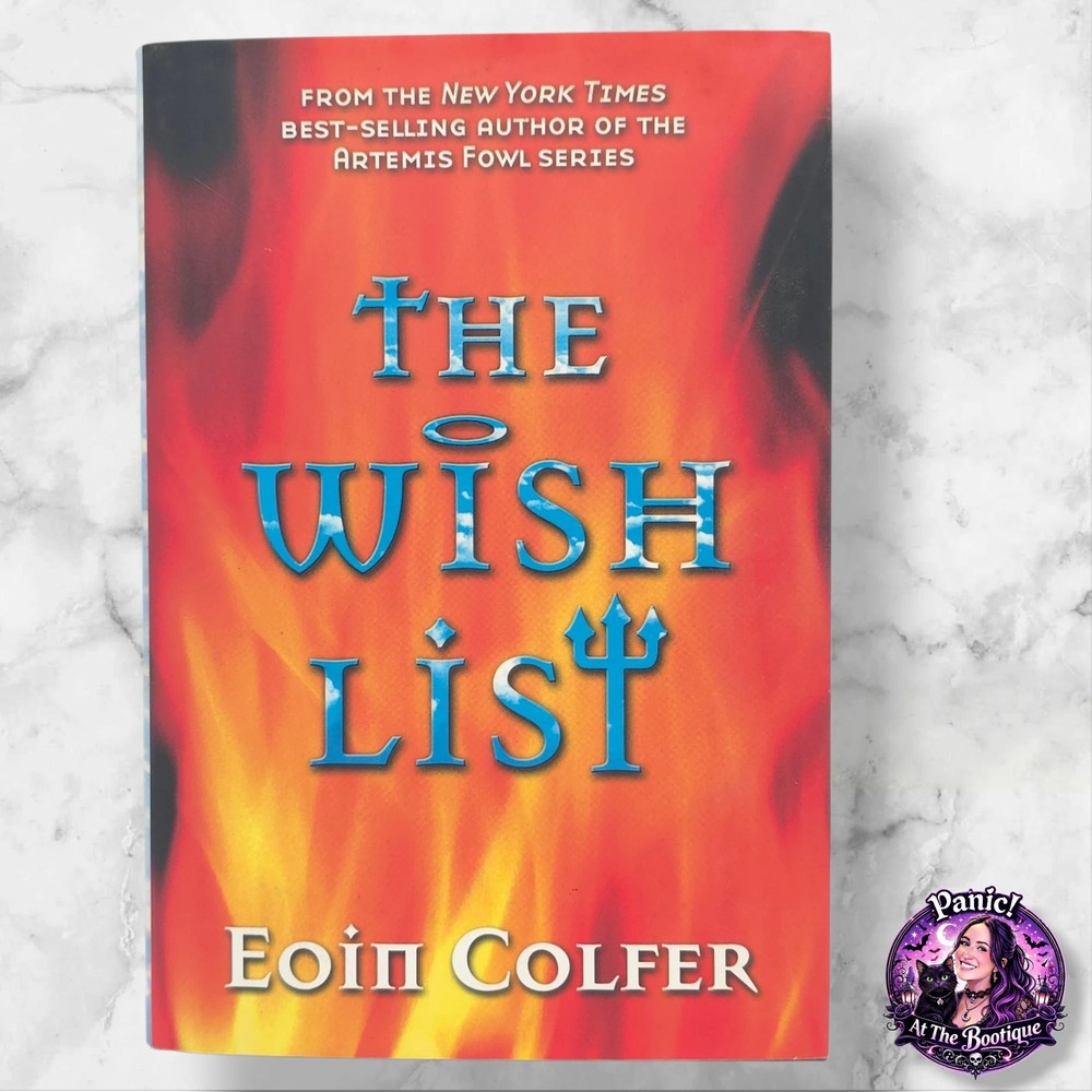 The Wish List Book YA Hardcover 1st US Ed Orange Fantasy Fiction Eoin Colfer